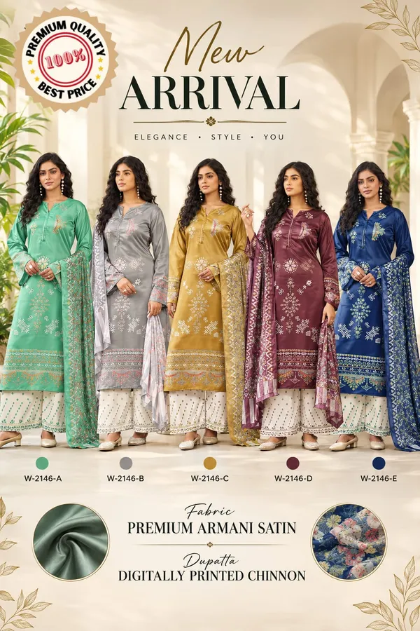 Fabric_Top_&_Bottom_in_Premium_Imported_Armani_Satin_With_Chinnon_Duppata