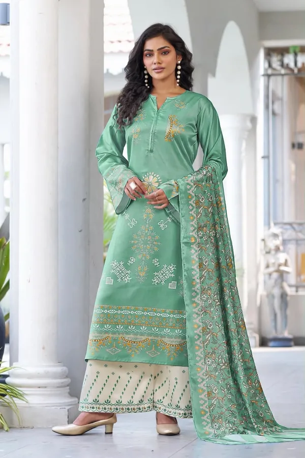 Fabric_Top_&_Bottom_in_Premium_Imported_Armani_Satin_With_Chinnon_Duppata