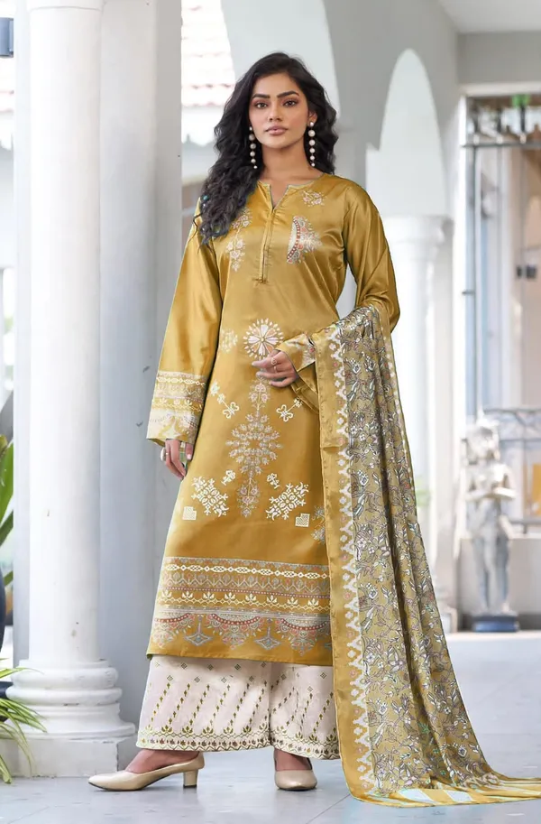 Fabric_Top_&_Bottom_in_Premium_Imported_Armani_Satin_With_Chinnon_Duppata
