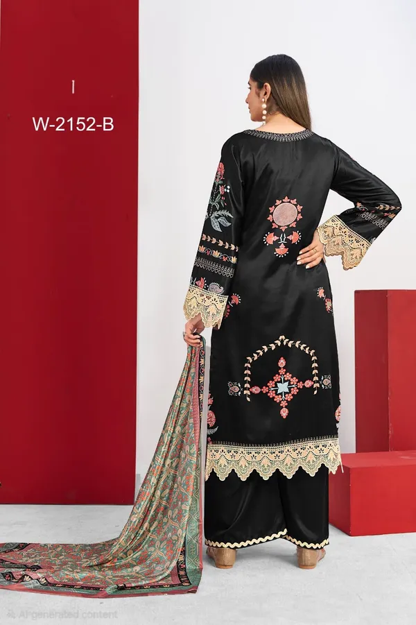 Elegant_3-piece_outfit_crafted_from_premium_imported_satin,_featuring_a_rich_digital_print_that_blends_modern_and_traditional_design_elements._The_shirt_is_beautifully_finished_with_heavy_lace_detailing_on_the_sleeves_and_hem,_adding_a_touch_of_sophistication.