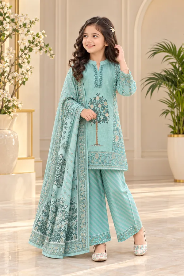 imported_Fabric_Premium_Mal_Satin_top_Bottom_and_dupatta_With_Miyani_kurti_for_girls