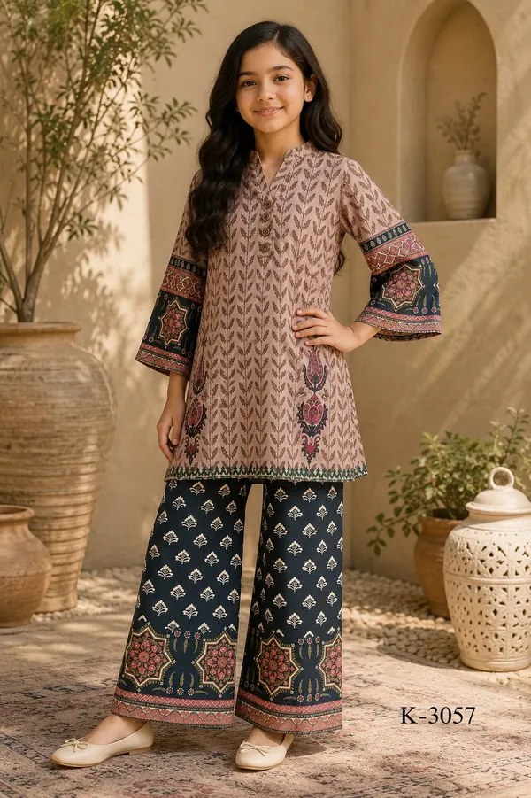 imported_Fabric_Premium_Mal_Satin_top_and_Bottom_With_Miyani_kurti_for_girls