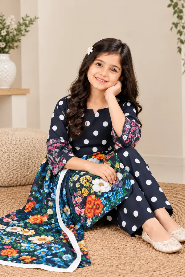 Printed_Premium_Mal_Satin_with_Chinnon_Digital_Printed_Duppata_BULE