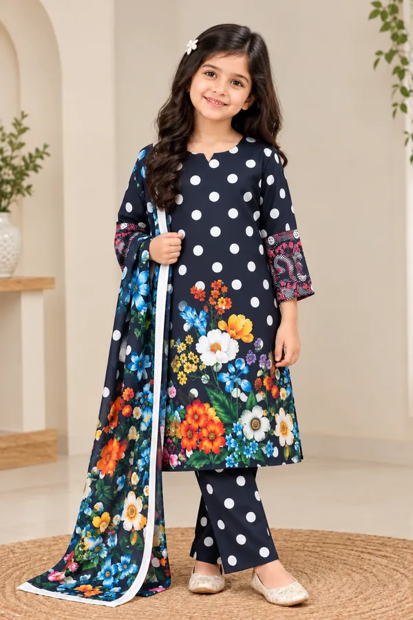 Printed_Premium_Mal_Satin_with_Chinnon_Digital_Printed_Duppata_BULE