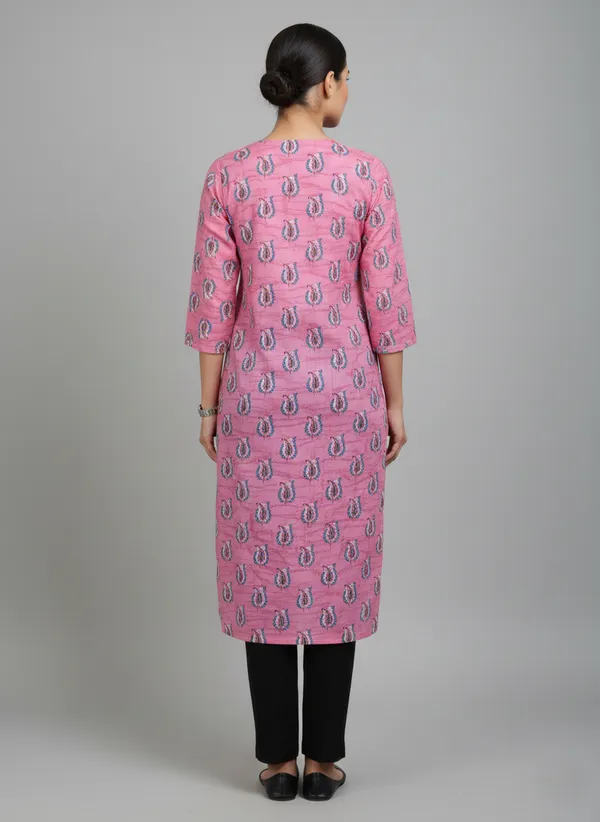Lilac_Cotton_Straight_Printed_Kurta_For_Women