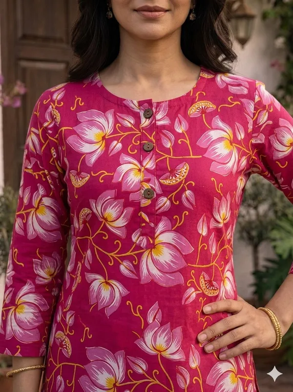 Pink_Cotton_Straight_Printed_Kurta_For_Women