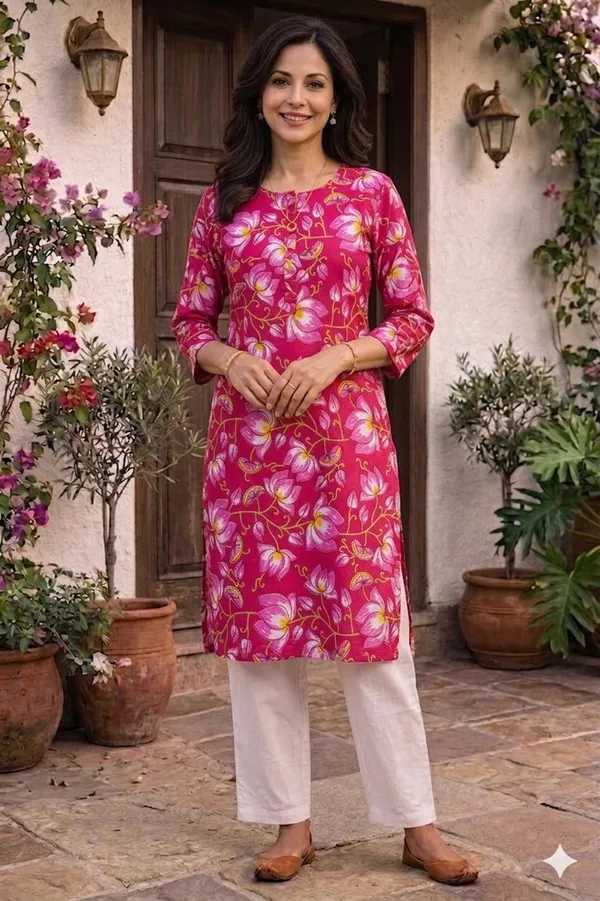 Pink_Cotton_Straight_Printed_Kurta_For_Women