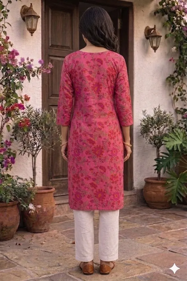 Pink_Cotton_Straight_Printed_Kurta_For_Women