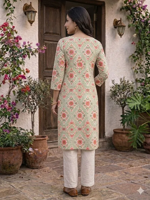 Cream_Cotton_Straight_Printed_Kurta_For_Women