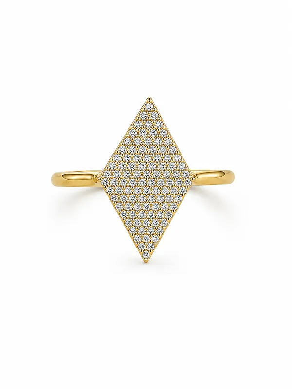 14K_Yellow_Gold_Diamond-Shaped_Natural_Diamond_Cluster_Ring