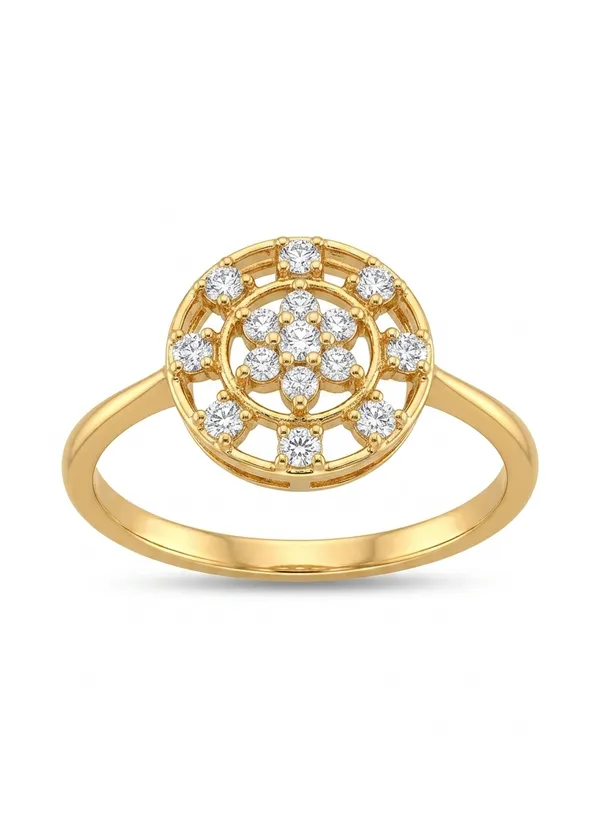 18K_Gold_Diamond_Halo_Ring_|_0.24_Ct_Round_Brilliant_Natural_Diamonds_|_J-K_SI
