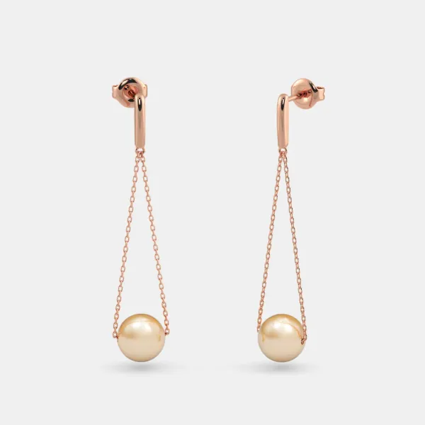 18K_Gold_Pearl_Drop_Earrings_for_Women_|_18_Karat_Gold_Chain_Earrings_|_8mm_Pearl_Dangle_Earrings_|_Lightweight_Designer_Earrings