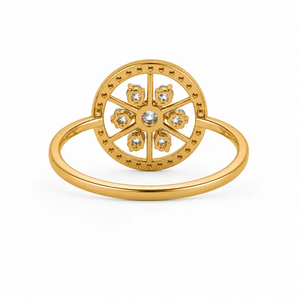 18K_Yellow_Gold_Natural_Diamond_Floral_Cluster_Ring_–_0.41_Ct