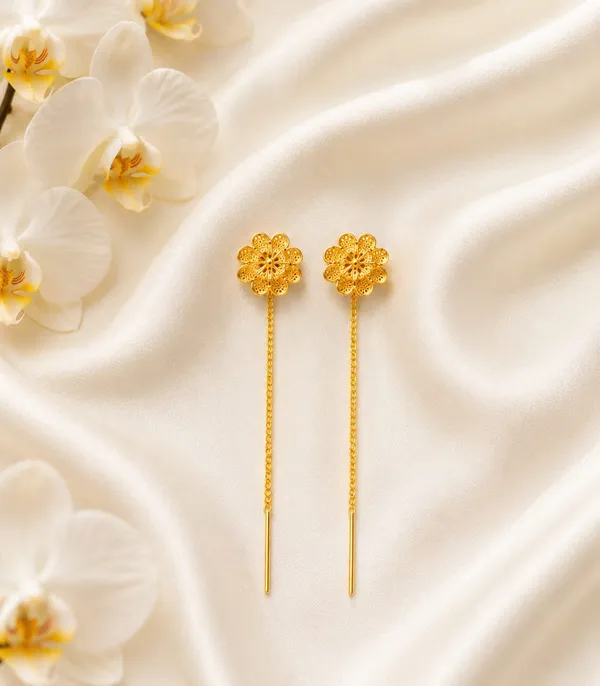 1_Gram_Gold_Plated_Floral_Sui_Dhaga_Earrings_for_Women_|_Designer_Long_Chain_Threader_Earrings