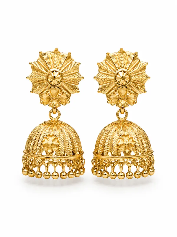 1_Gram_Gold_Plated_Pushpangan_Floral_Jhumka_Earrings