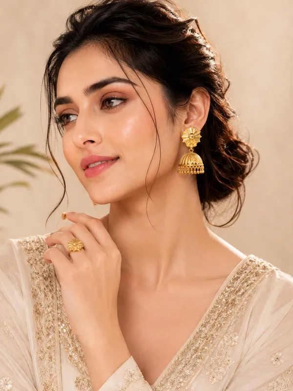 1_Gram_Gold_Plated_Pushpangan_Floral_Jhumka_Earrings