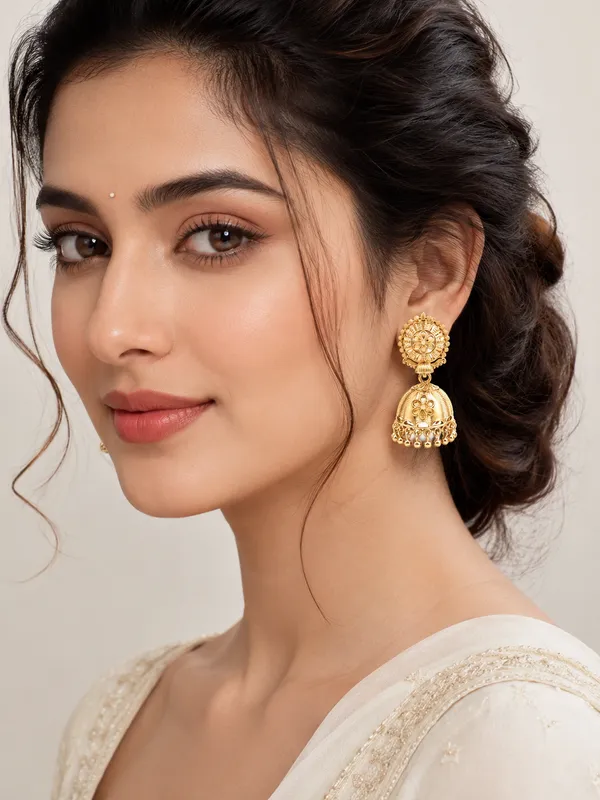 1_Gram_Gold_Plated_Pushpika_Jhumka_Earrings