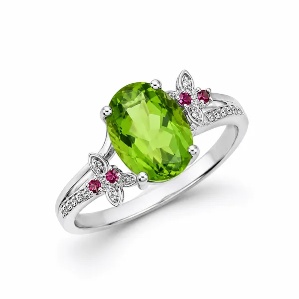 925_Certified_Sterling_Silver_Green_Stone_Ring_for_Women_|_Elegant_Oval_Green_Gemstone_Ring_with_Floral_Design_|_Premium_Silver_Jewellery