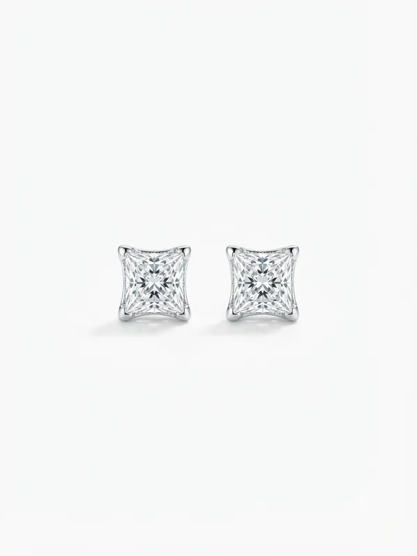 925_Silver_Lab-Grown_Diamond_Dangle/Drop_Earrings
