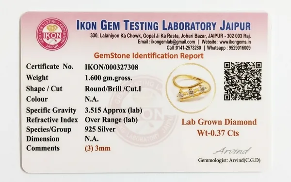 925_Silver_Lab_Grown_Diamond_Triple_Band_Ring_–_0.37_Ct