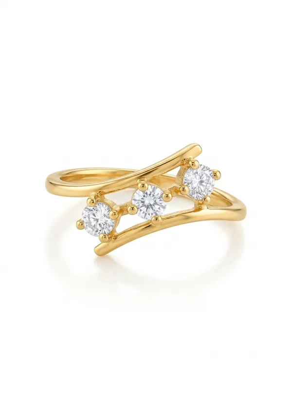 925_Silver_Lab_Grown_Diamond_Triple_Band_Ring_–_0.37_Ct