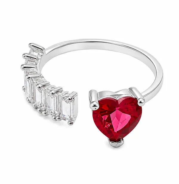 925_Sterling_Silver_Heart_Red_Stone_Ring_for_Women_–_Elegant_CZ_Solitaire_Ring
