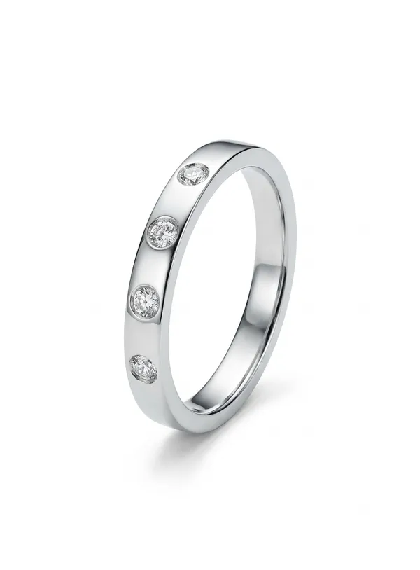 925_Sterling_Silver_Lab-Grown_Diamond_Band_Ring_–_0.13_Ct