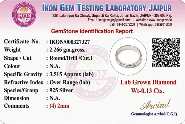 925_Sterling_Silver_Lab-Grown_Diamond_Band_Ring_–_0.13_Ct