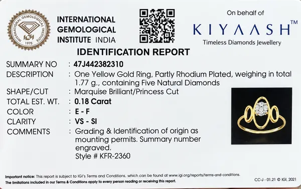 18K_Yellow_Gold_Natural_Diamond_Ring_|_0.18_Ct_E-F_VS-SI_Diamonds_|_IGI_Certified_Diamond_Ring_for_Women