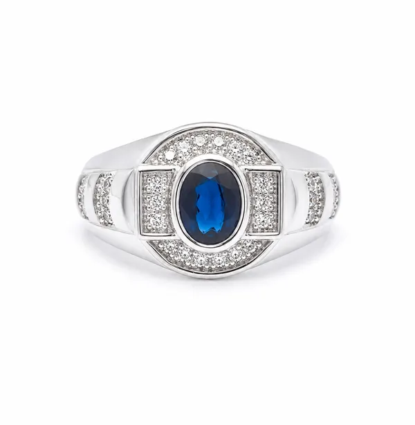 Certified_925_Sterling_Silver_Blue_Stone_Ring_for_Men_|_Premium_Sapphire_Look_Statement_Ring