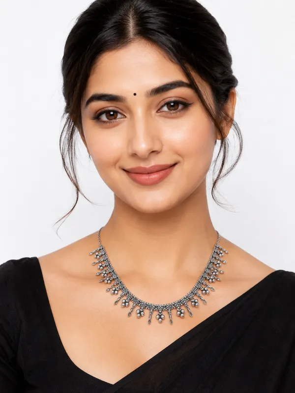Classic_Oxidised_Silver_Ghungroo_necklace_for_Women_&_Girls