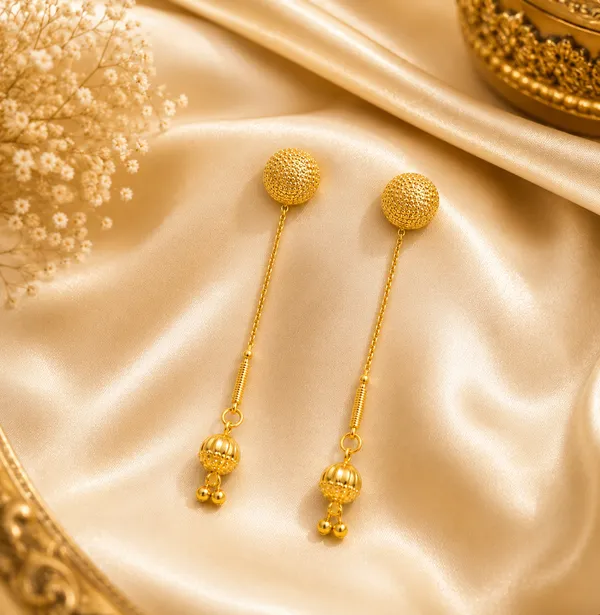 Elegant_Gold_Plated_Long_Drop_Earrings