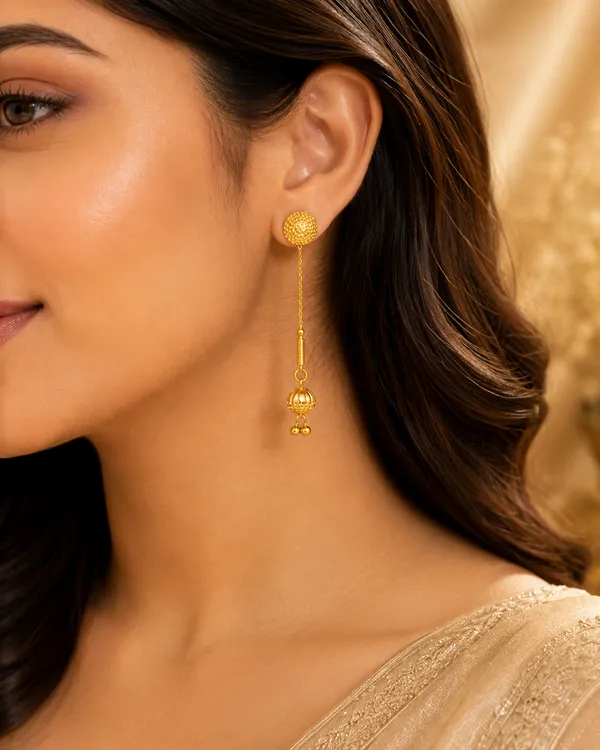 Elegant_Gold_Plated_Long_Drop_Earrings