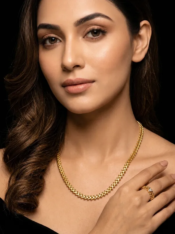 Elegant_Leaf_Weave_1_Gram_Gold_Plated_Women's_Chain