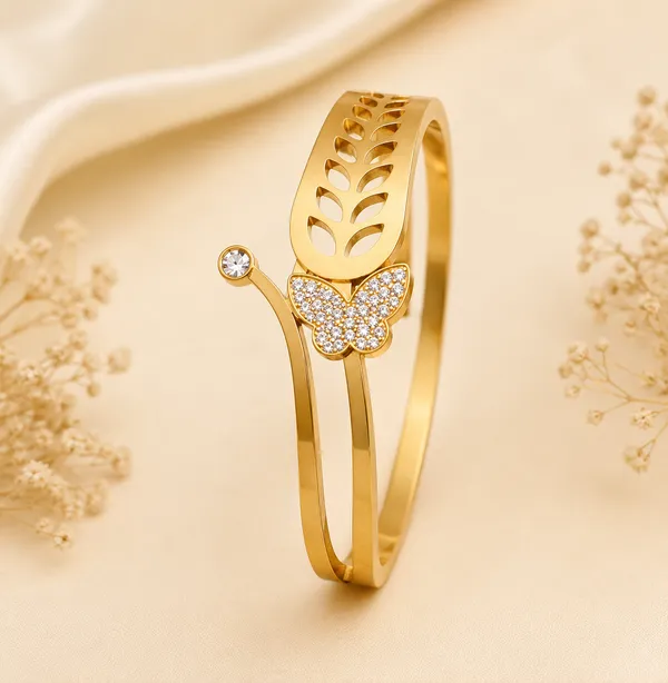 Golden_Flutter_Butterfly_Kada_–_1_Gram_Gold_Plated_Bracelet