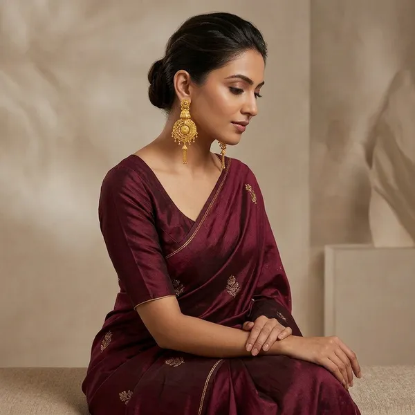 1_Gram_Gold_Plated_Jhumka_Earrings_With_Circular_Motif_For_Women