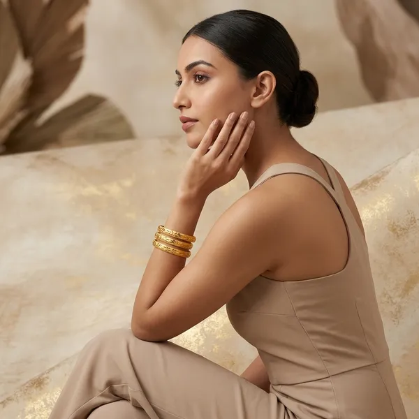 1_Gram_Gold_Plated_Textured_Bangle