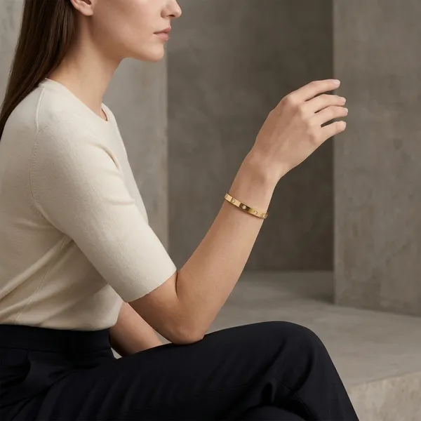 Gold-Tone_Crystal-Studded_Bracelet_For_Women