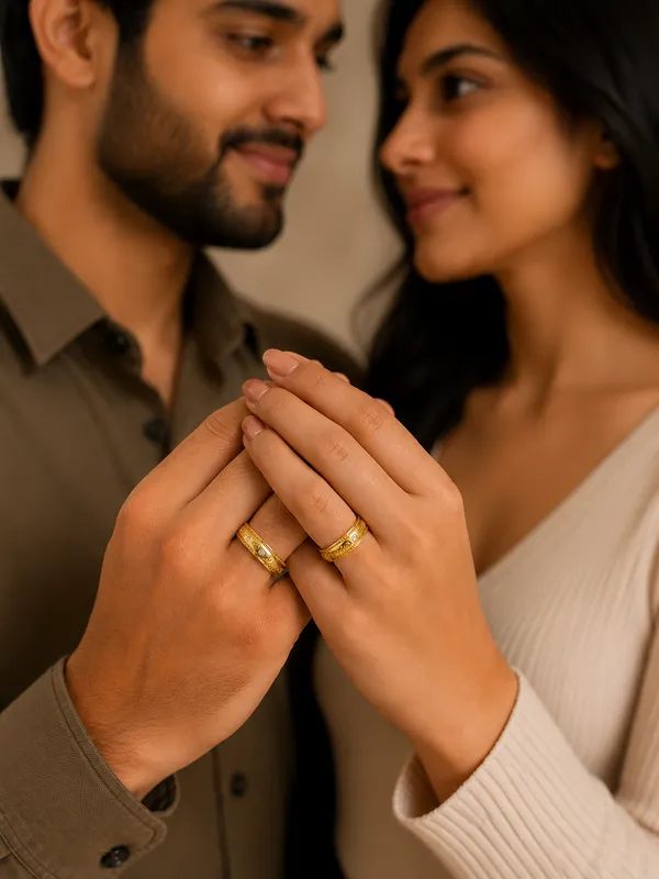 King_&_Queen_Adjustable_Couple_Ring_Set
