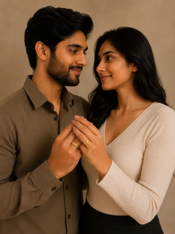 King_&_Queen_Adjustable_Couple_Ring_Set