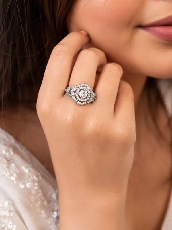Luxury_Double_Halo_AD_Cocktail_Ring_|_Real_Diamond_Look_Silver_Finish_American_Diamond_Statement_Ring_for_Women