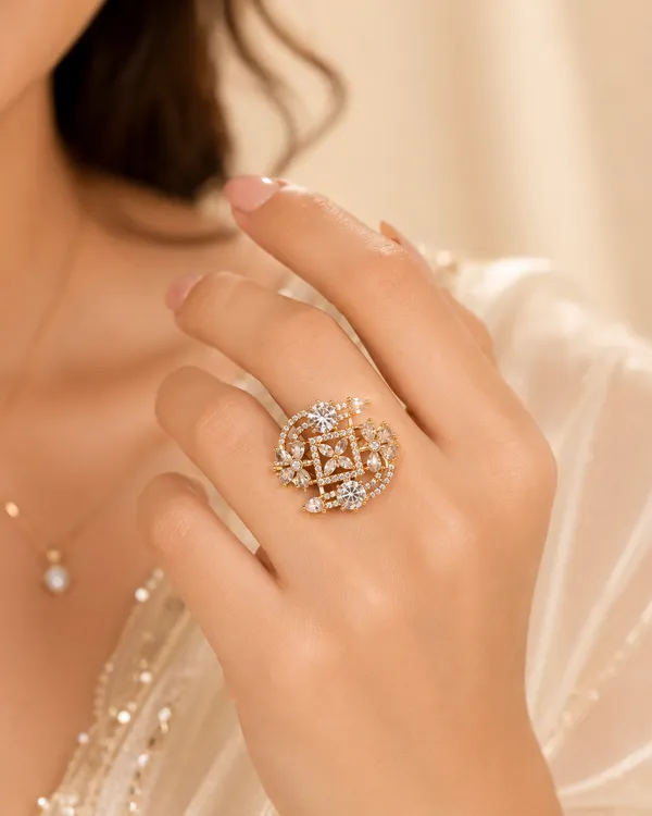 Luxury_White_Stone_Adjustable_1_Gram_Gold_Plated_Ring_for_Women_|_Full_White_Crystal_Gold_Finish_Statement_Ring_|_Free_Size