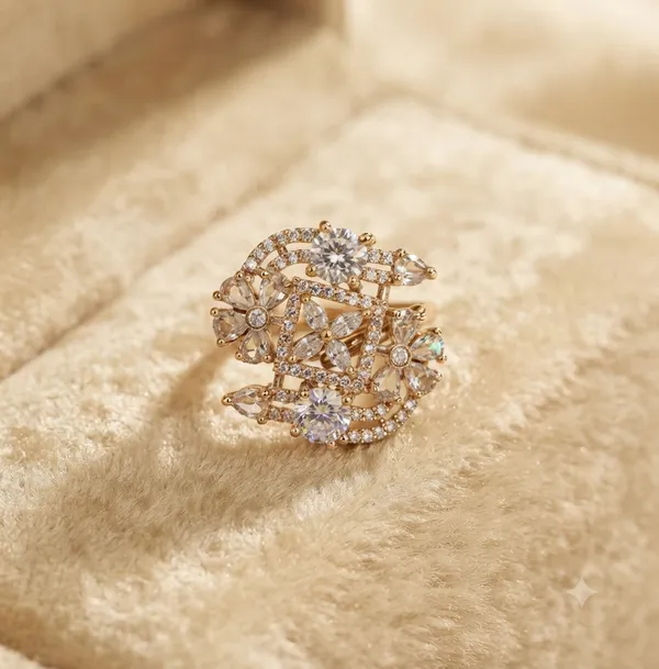 Luxury_White_Stone_Adjustable_1_Gram_Gold_Plated_Ring_for_Women_|_Full_White_Crystal_Gold_Finish_Statement_Ring_|_Free_Size
