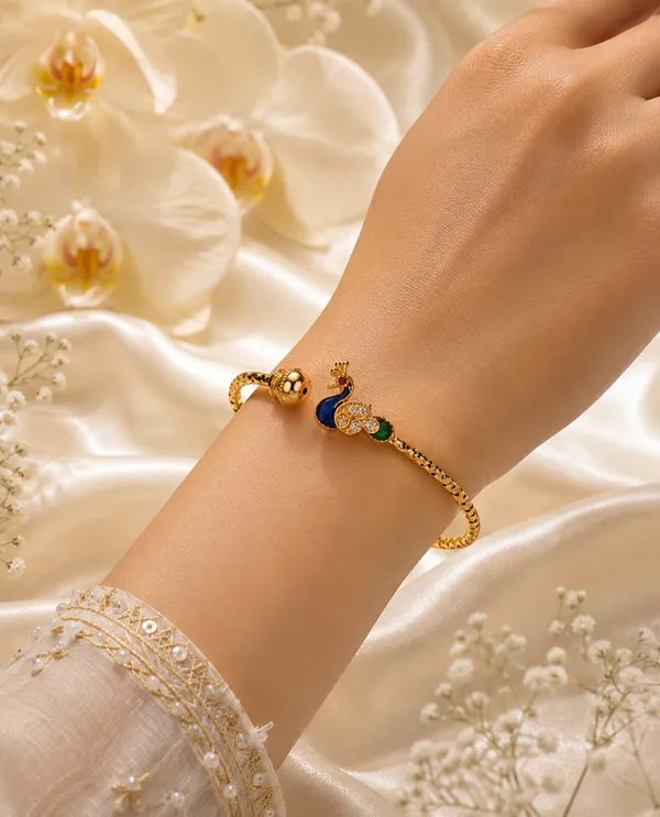 Mayura_Grace_Anti-Tarnish_Peacock_Open_Kada_for_Women_|_Gold_Plated_Adjustable_Bracelet