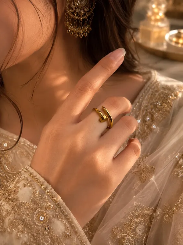 Modern_Nail_Design_Unisex_1_Gram_Gold_Plated_Ring_|_Anti_Tarnish_|_Minimalist_Statement_Ring_for_Men_&_Women_|_Available_in_Multiple_Sizes