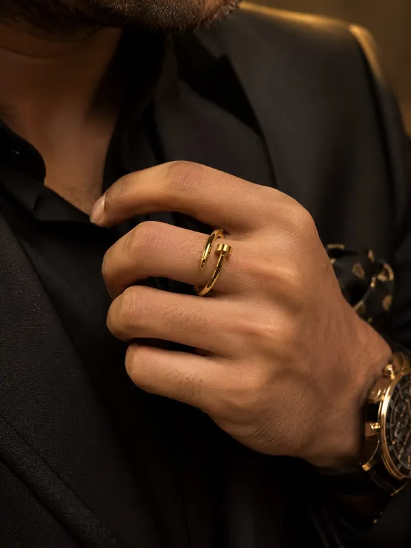 Modern_Nail_Design_Unisex_1_Gram_Gold_Plated_Ring_|_Anti_Tarnish_|_Minimalist_Statement_Ring_for_Men_&_Women_|_Available_in_Multiple_Sizes
