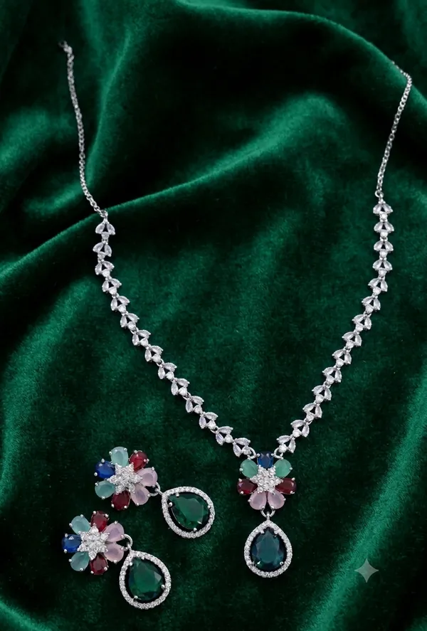 Multicolor_Floral_AD_Necklace_Set