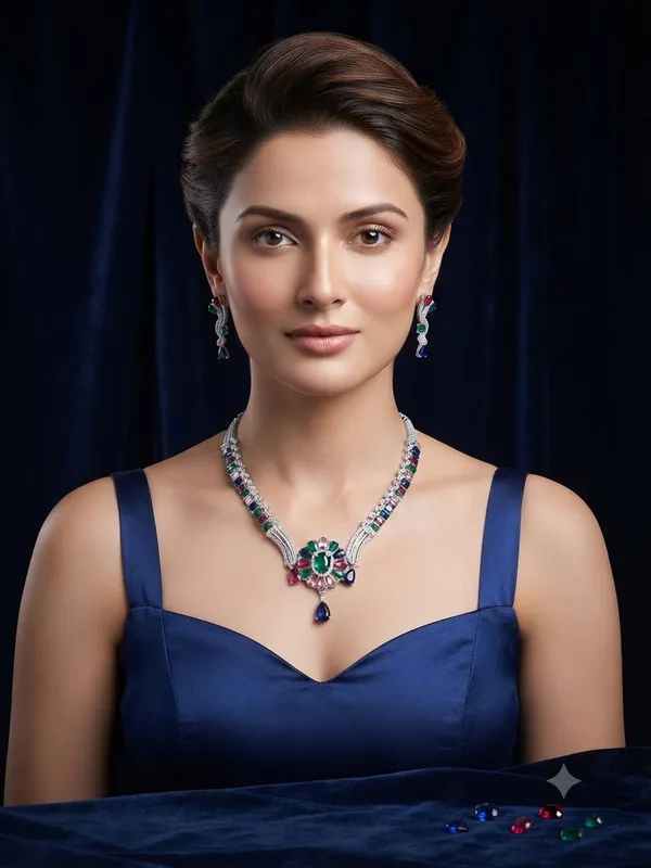 Multicolor_Floral_AD_Stone_Necklace_Set