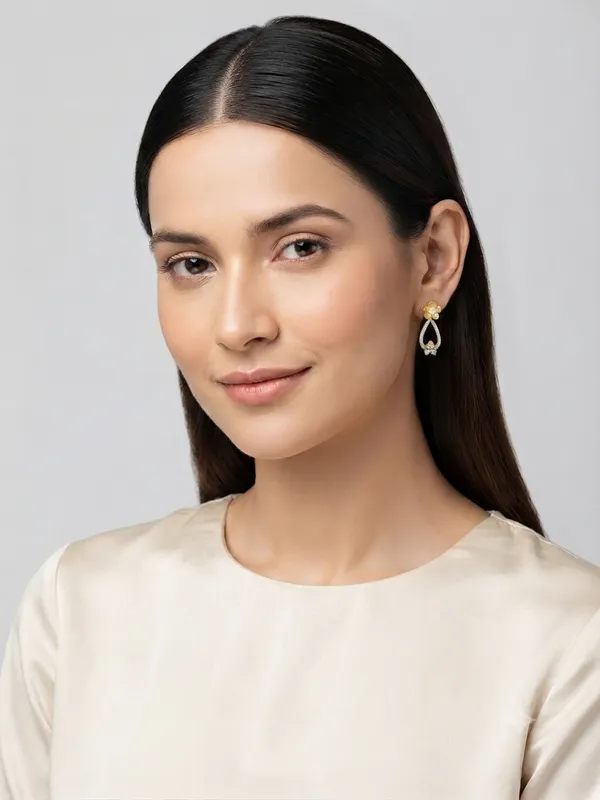 Natural_Diamond_Floral_Drop_Earrings_–_0.17_Ct_Yellow_Gold,_I-J_Color,_SI_Clarity