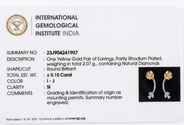 Natural_Diamond_Yellow_Gold_Floral_Drop_Earrings